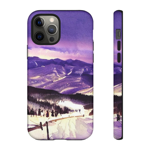 Vail Colorado at Christmas - Impact Resistant Phone Case iPhone 12 Pro Matte